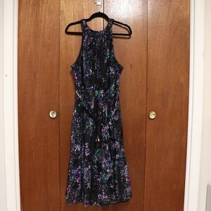 Lane Bryant Black Floral Lace Sleeveless Dress | Size 18